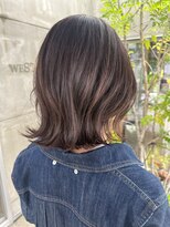 ウエストリー(WESTORY)&nbsp;レイヤーボブ/アッシュカラー/グレージュ/30代