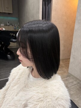 トゥルークリエイション 新越谷(True Creation) 黒髪カタログ/クラゲヘアー/オリーブグレー/新越谷