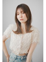 ニューヨークニューヨーク 寝屋川店(NYNY)&nbsp;ゆるふわミディアム/ミディアムレイヤー/ベージュ/韓国レイヤー