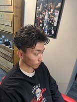 サンアンドマーリィズバーバー 駅前店(SON&MARLEY'S BAR BER) フェザーパーマ 本厚木barber 小田急線 ナチュラルパーマ