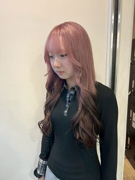 ブリックバイブレイス 千葉 千葉中央(brick by brace) 千葉駅/着物ヘア/大人ガーリー/ダークアッシュ/似合わせカット