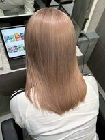 シェリール(CHERiR)&nbsp;透明感ミルクティーベージュミディアムレイヤー髪質改善春カラー