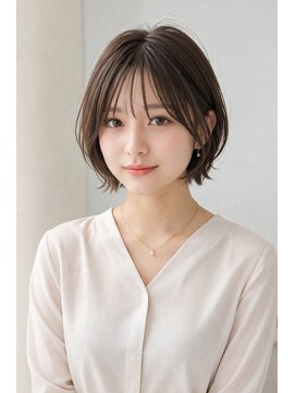 ワゴンバイアフロート(Wagon by afloat) ショートボブ髪型20代30代40代50代前髪あり前髪なし面長丸顔池袋