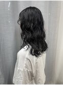 自然乾燥で簡単ウェーブパーマ