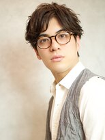 ベックメンズヘアサロン(BEKKU Men's hair salon)&nbsp;ニュアンスパーマで魅せる大人な無造作束感ショート☆