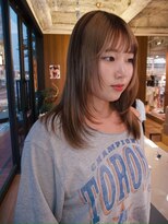 ユルク(JURK nagoya)&nbsp;栄/ハッシュカット/グレージュ/デザインカラー