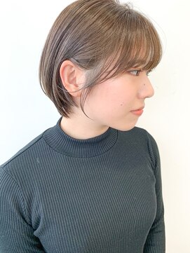 ルフェリ(Lufeli) 【Lufeli】小野裕大　ショートボブ＊グレージュ＊似合わせカット