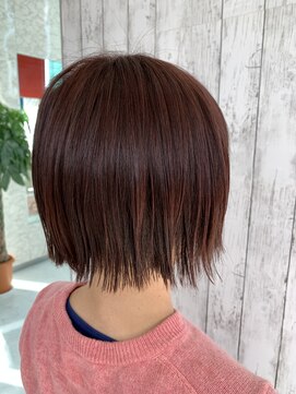 ラテ(latte) ピンク系カラー＆ミニボブ