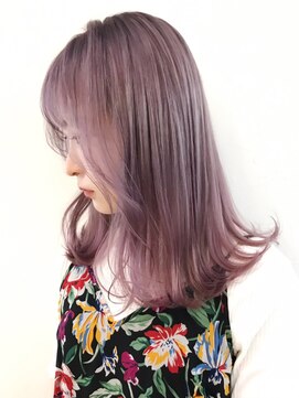 アイティー バイ アルバム 浦和店(IT by ALBUM) シアーラベンダー_オリーブカラーハイライトカラー_ba307861