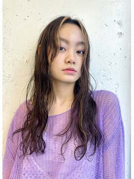 マカロニコースト(macaroni coast) ウェービーロング×フェイスフレーミング