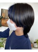 インナーカラーブルー アクセサリーカラー