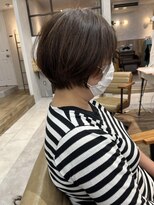 ヘアーザラブズラフズ オーガニカ 北九州(HAIR THE LOVES LAUGHS ORGANICA)&nbsp;似合わせショート×ハイグレイカラー＊