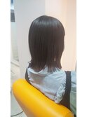 切りっぱなしボブ