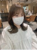 韓国ヘア くびれヘア シースルー前髪