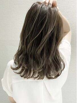 シルクレイ 新宿店(Silk-lei) 大人かわいい似合わせカットアッシュグージュハイライト/新宿