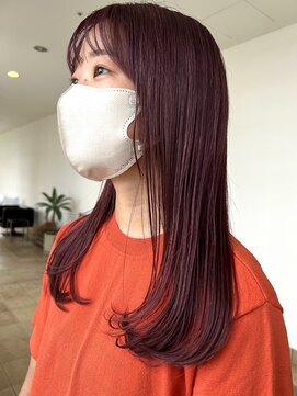ビュートリアム 神戸(BEAUTRIUM) 艶カラー/ワインレッド/暖色カラー/10代/20代/30代