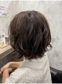 ミニボブのカールスタイル