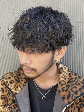 フィフス 渋谷(fifth) メンズマッシュ波巻きスパイラルパーマツイストスパイラルパーマ