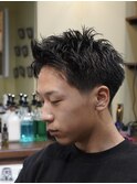 テーパーフェードショートスタイル