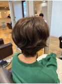 ショートくせ毛風パーマ