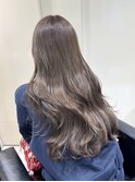 ブリーチなしカラー　ベージュカラー【銀座/ベージュ/髪質改善】