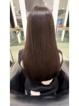 エアー 銀座タワー(AIR) プレミアムケアカラー/髪質改善/美髪/ツヤ髪スタイル【榛葉】