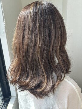 ハナ ビューティーヘアー(hana.) ココアラベンダーカラー