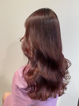 ノック(knock) ブリーチなし！チェリーレッドカラー