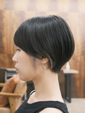 ガーデンヨコハマ(GARDEN YOKOHAMA) ショート　チェリーブラウン　デジタルパーマ　丸型　卵型　四角