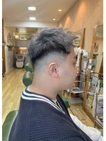 ヘアーフェロー HAIR fellow フェード×シルバーカラー