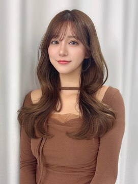 ハピネス 梅田茶屋町店(HAPPINESS) 韓国くびれロング レイヤーオルチャン小顔前髪 艶髪 髪質改善