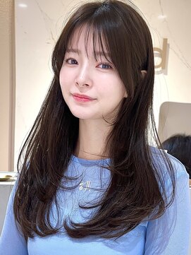 サンド クリア 横浜本店(sand clear) くびレイヤーボブルフネビージュ小顔ワンレンこなれミディ