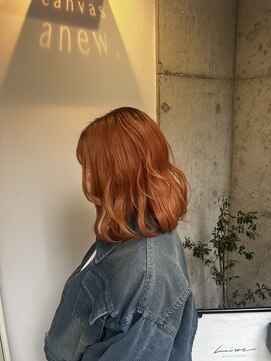 キャンバスアニュー 川崎(canvas anew.) オレンジベージュ/川崎/ブリーチ