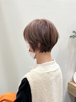 リミックス 南国店(remix)&nbsp;大人可愛いピンクブラウン×ショートスタイル♪