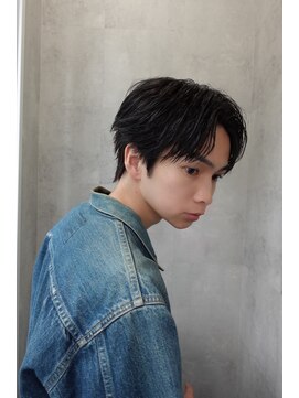 ラベル 渋谷(LAVEL) 刈り上げなしセンターパート