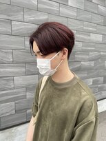コンティバイミラートーク(CONTY by MIRROR TALK) ワインレッド短めマッシュ