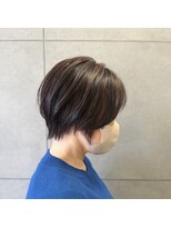 ヘアメロウ ココ(hair mellow CoCo...)&nbsp;コーラルピンク×ショートボブ