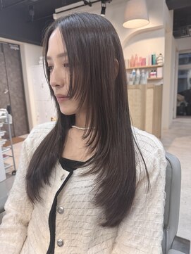 カラ フクオカ(Cara FUKUOKA) レイヤーカット&モカブラウン★福岡レイヤーカット