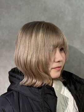 黒髪/クラゲヘアー/オリーブグレー/小顔/ココアベージュ/瀬田