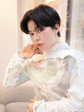 エムスラッシュ 横浜元町店(M.SLASH) ■黒髪/センターパート/コンマヘア/マニッシュショート/元町8-3
