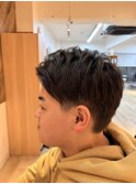 ナチュラルショート × ソフトフェード
