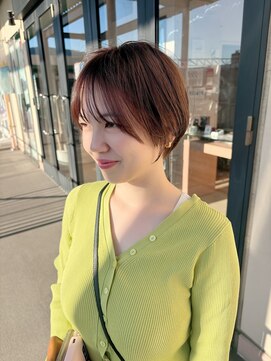 シャンプーボーイ 佐賀(SHAMPOO BOY) 大人ショートボブ丸みショートカットマッシュショート前髪あり