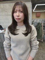 ナウ(now)&nbsp;グレージュカラー・顔まわりレイヤー