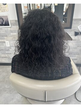 ヘアーララプラス(HAIR lala＋) 【HAIR lala+】 #セミロング#パーマ#スパイラル