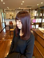 美容室 ルチア ハワイ(Luccica HAWAII)&nbsp;【luccicaＨＡＷＡＩＩ/森麻乃】ワインレッドカラー