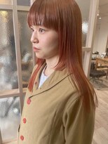 アコット(Acotto.) ブリーチなしダブルカラー*ピンクオレンジ