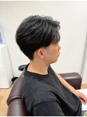ノーセットでも決まる！アップバングショート