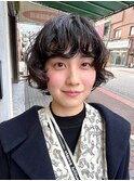ボブウルフのパーマ