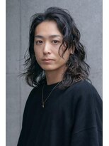ヘアーズ ベリー 香椎店(hairs BERRY)&nbsp;BERRYカルマパーマツイスパアッシュブラックツーブロック