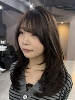 レブ 四条烏丸(Reb,)&nbsp;韓国風レイヤーカット透明感ブラウンカラー小顔顔周りカット